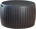 Wicker-Style 20-Gallon Deck Box with Removable Lid