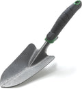 Carbon Steel Garden Trowel with Laser-Engraved Depth Markings and Contoured Grip