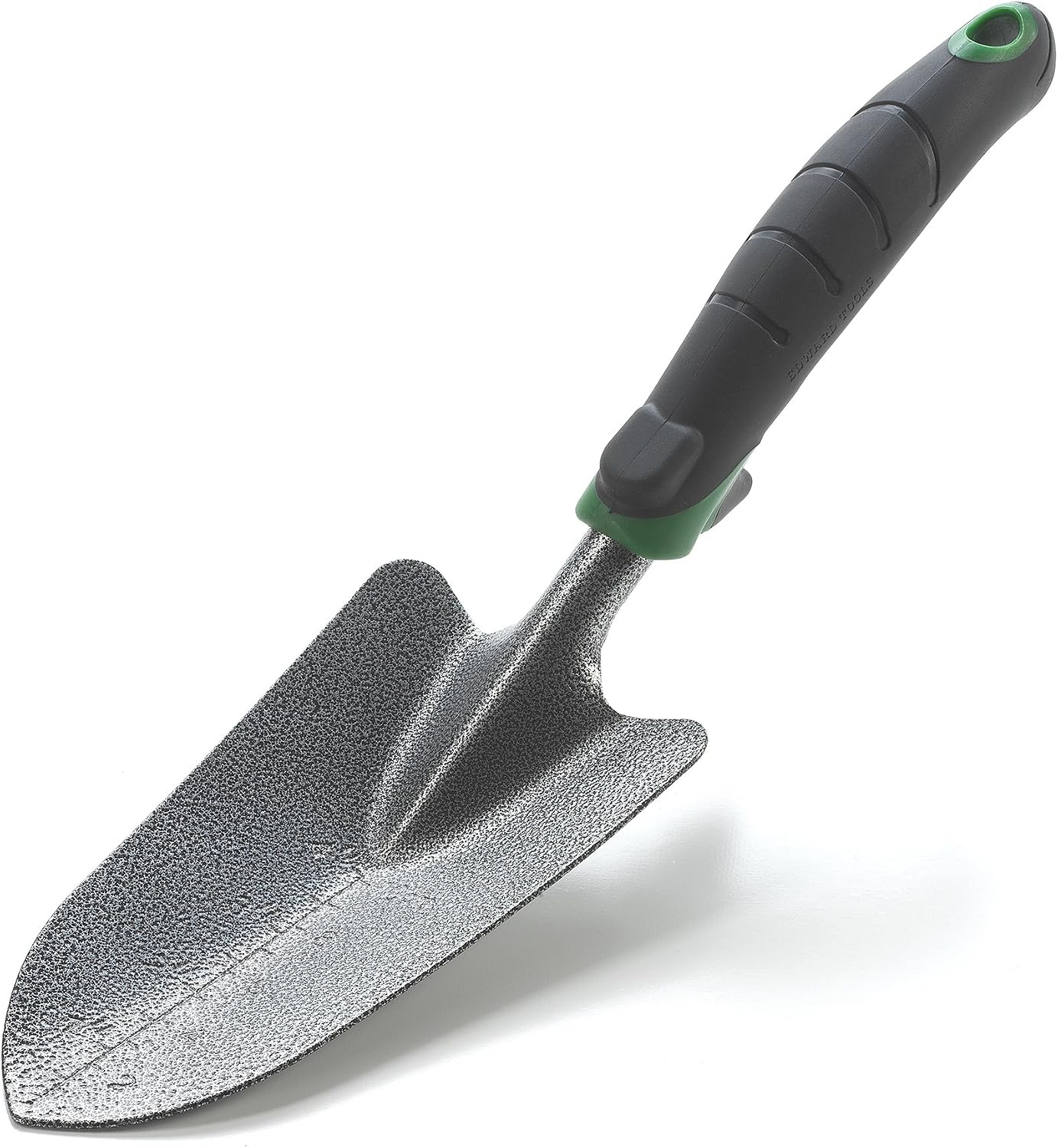 Carbon Steel Garden Trowel with Laser-Engraved Depth Markings and Contoured Grip