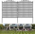 Classic Arched No-Dig Rustproof Garden Fence