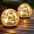 Automatic Solar Yard Lights with Dusk-to-Dawn Sensor and Reinforced Stakes