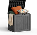 21-Gallon UV-Resistant Lockable Deck Box with Handles