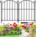 Foldable Rustproof Garden Fence with Snap Circles