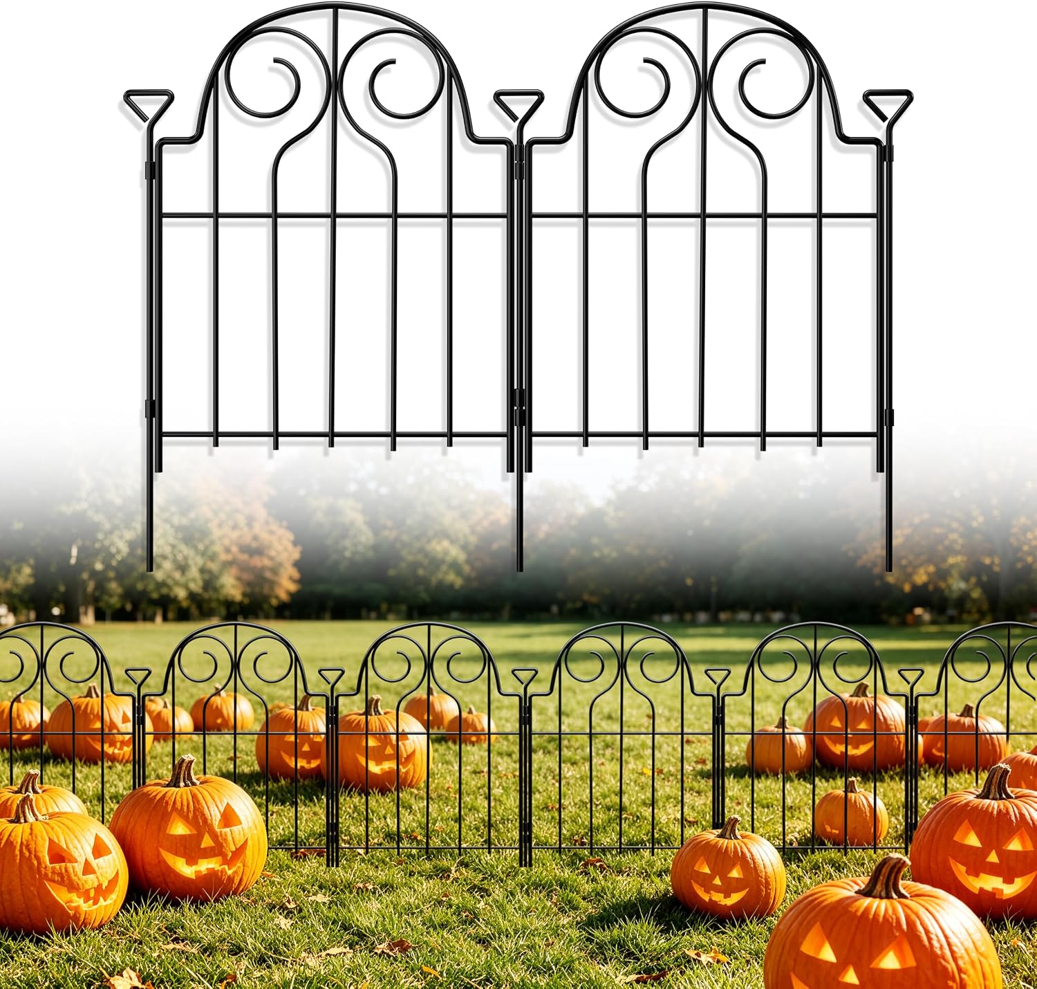 Adjustable Arched Garden Fence for Small Animals